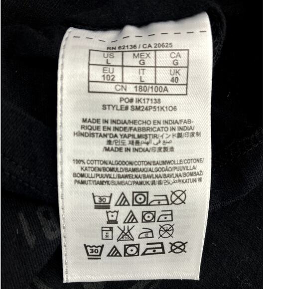 GUESS Long Sleeve Soft Logo T-Shirt Mens (L) Los Angeles Affliction Style Cotton - Picture 9 of 9